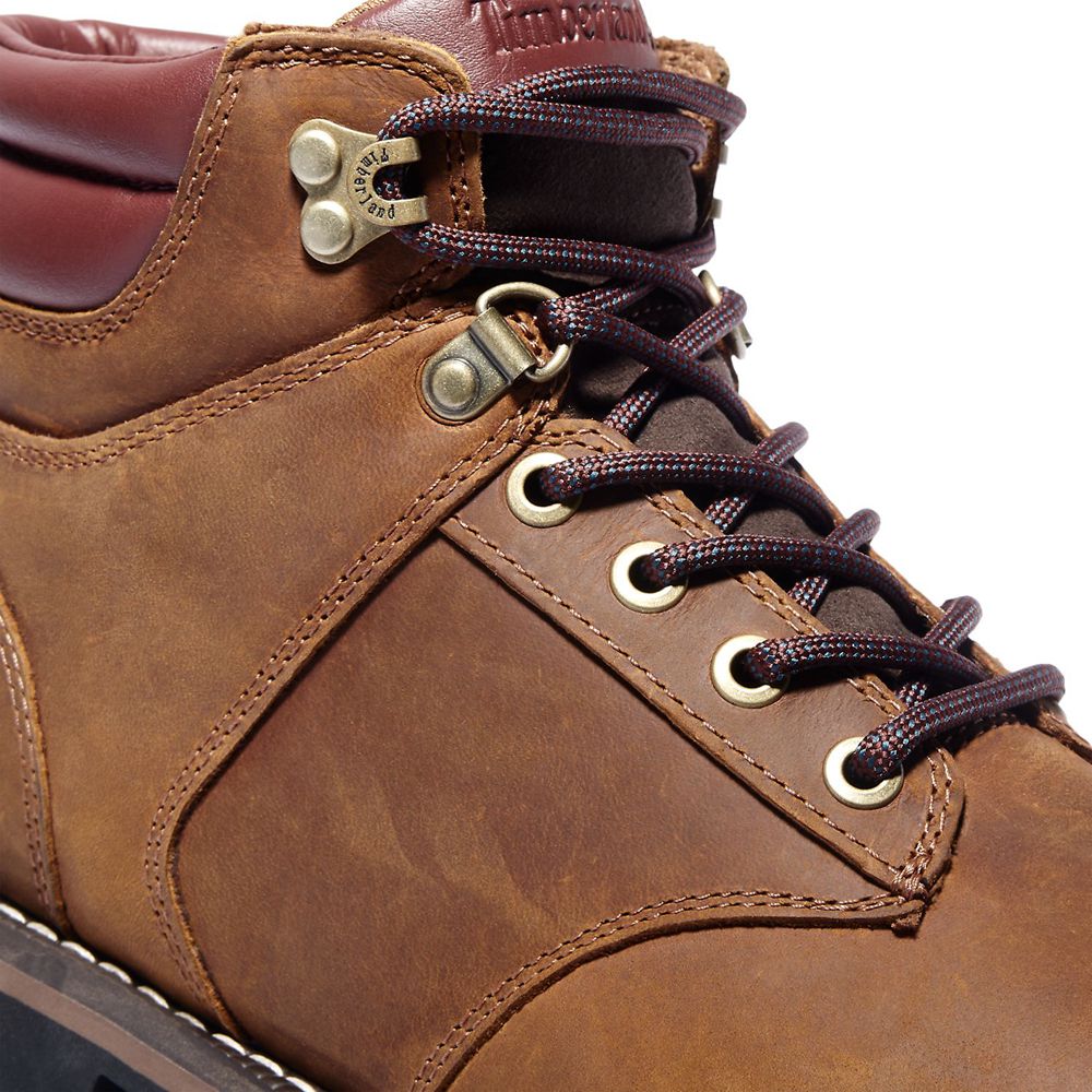 Timberland Παπούτσια Πεζοπορίας Ανδρικα Καφε - Redwood Falls Waterproof Mid - Greece 6105742-CR